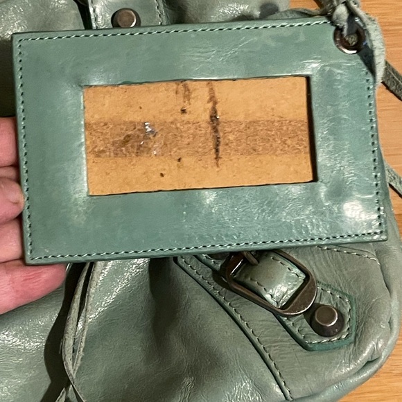 🔥Balenciaga 🔥2 way mint green leather MOTTO Shoulder Bag used - #3444💗💗💗it - Picture 13 of 13
